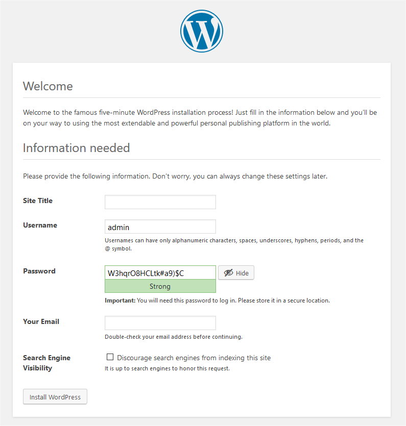 instalación de wordpress en la web paso 2 instalación de wordpress en la web paso 2