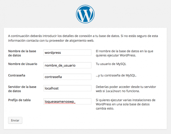 instalación wordpress en la web instalación wordpress en la web